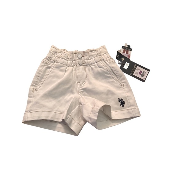 U.S. Polo Assn. Other - Girls NWT Polo White Shorts, Size 4/5